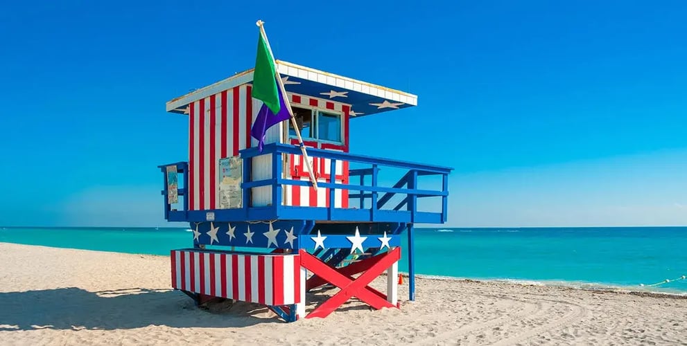 US Beach Lifeguard House