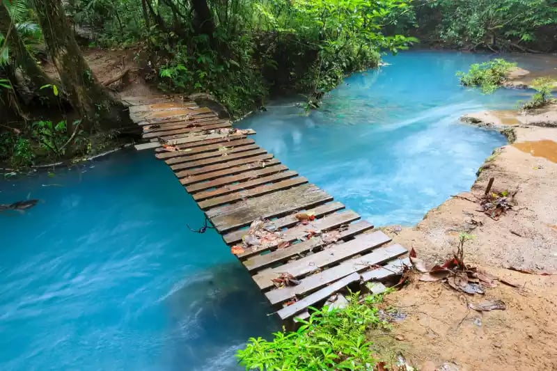 bridge over Blue water