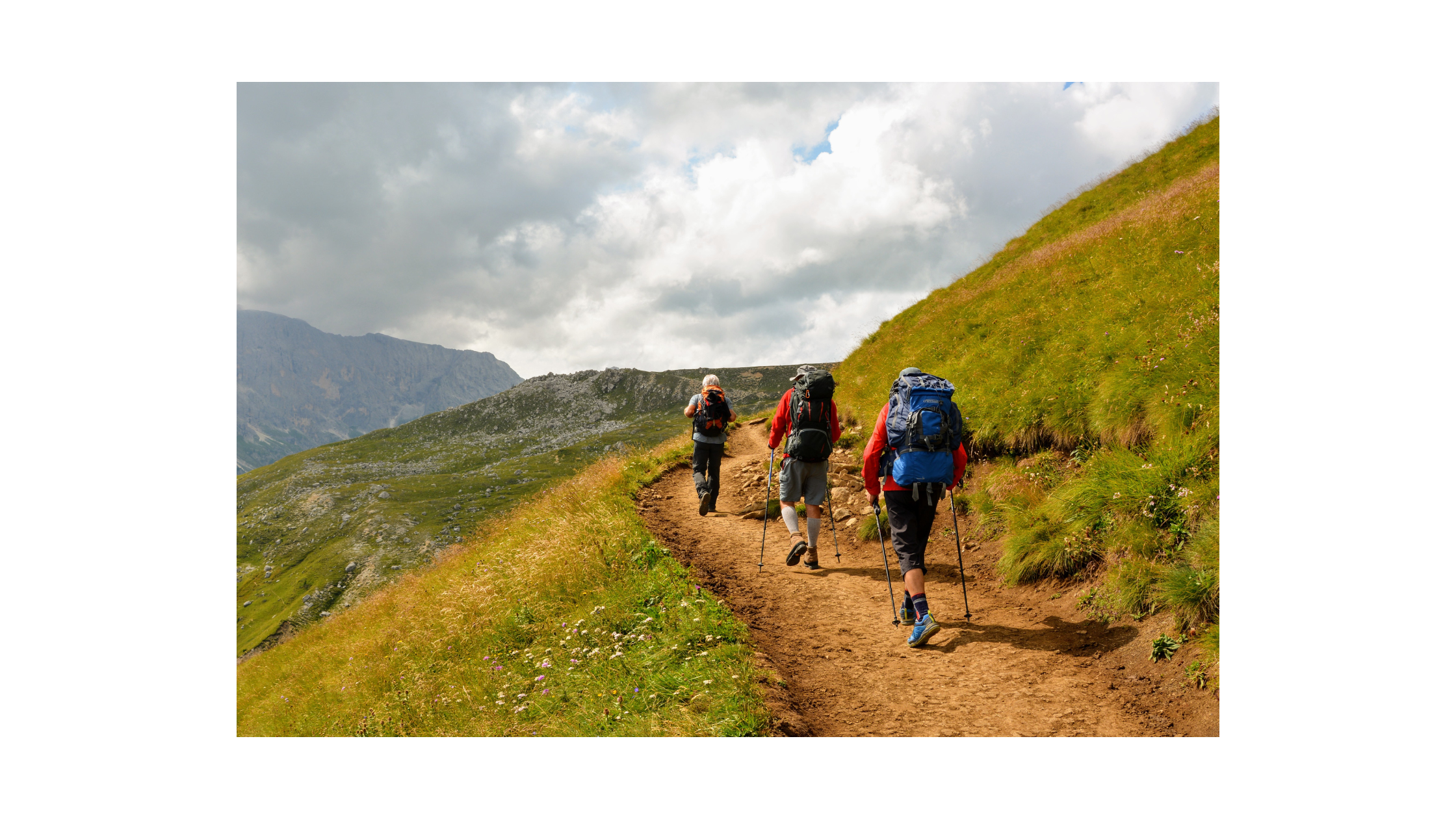 People hiking