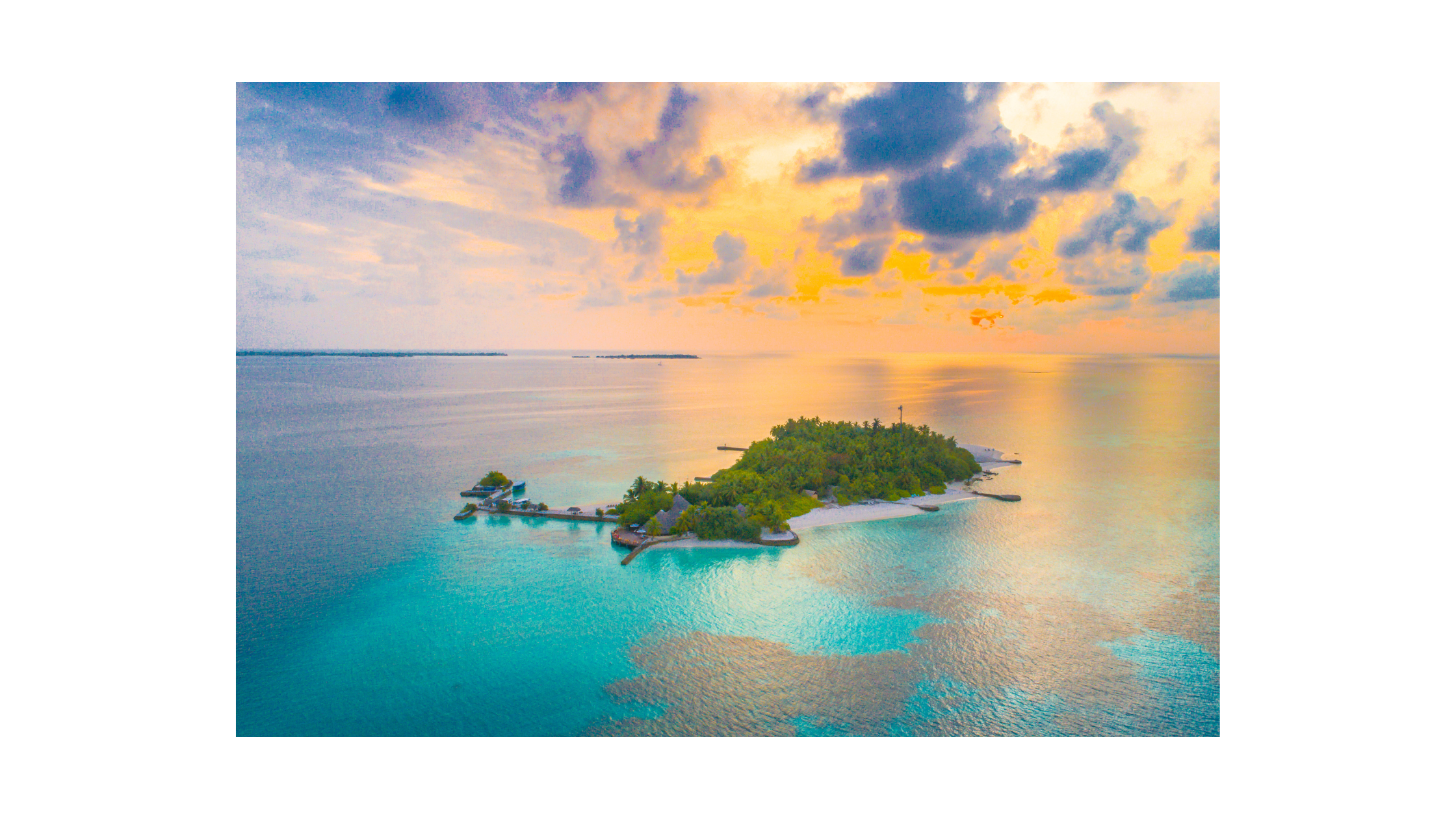 Island in the middle of the ocean